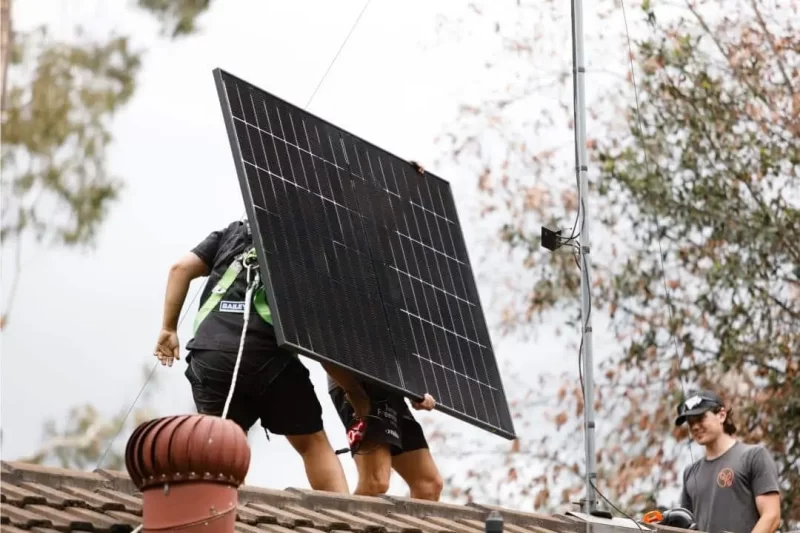 Solar Panel Installation in the Blue Mountains